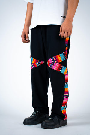 Black Stripe Jogger - dawntown