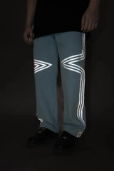 Reflective Athletic Blue Denim - dawntown