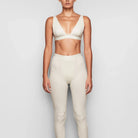 Skims Cotton Rib Legging Bone