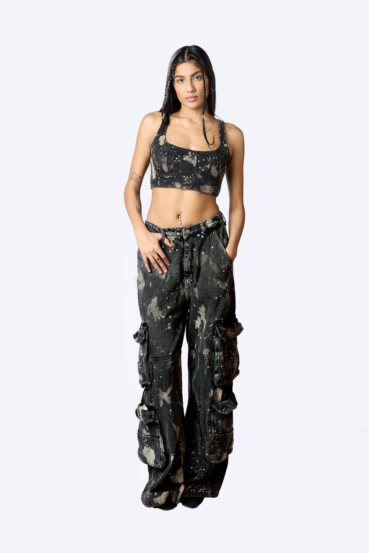 Black Acid Wash Crop