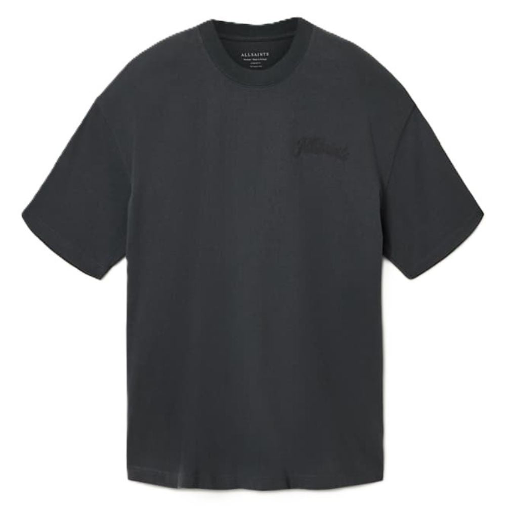 AllSaints Odyssey Oversized Short Sleeve Crew T-Shirt – Washed Black