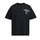 AllSaints Reincarnate Short Sleeve Crew Neck T-Shirt – Washed Black