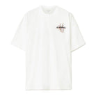 AllSaints Valen Oversized Graphic T-Shirt - Ashen White