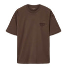AllSaints Xander Flocked Logo Oversized T-Shirt – Bitter Brown