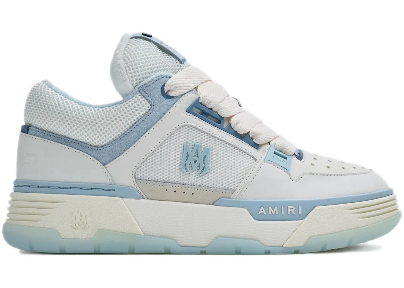 Amiri Ma-1 White Blue