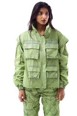 Convertible Surge Jacket - Lime