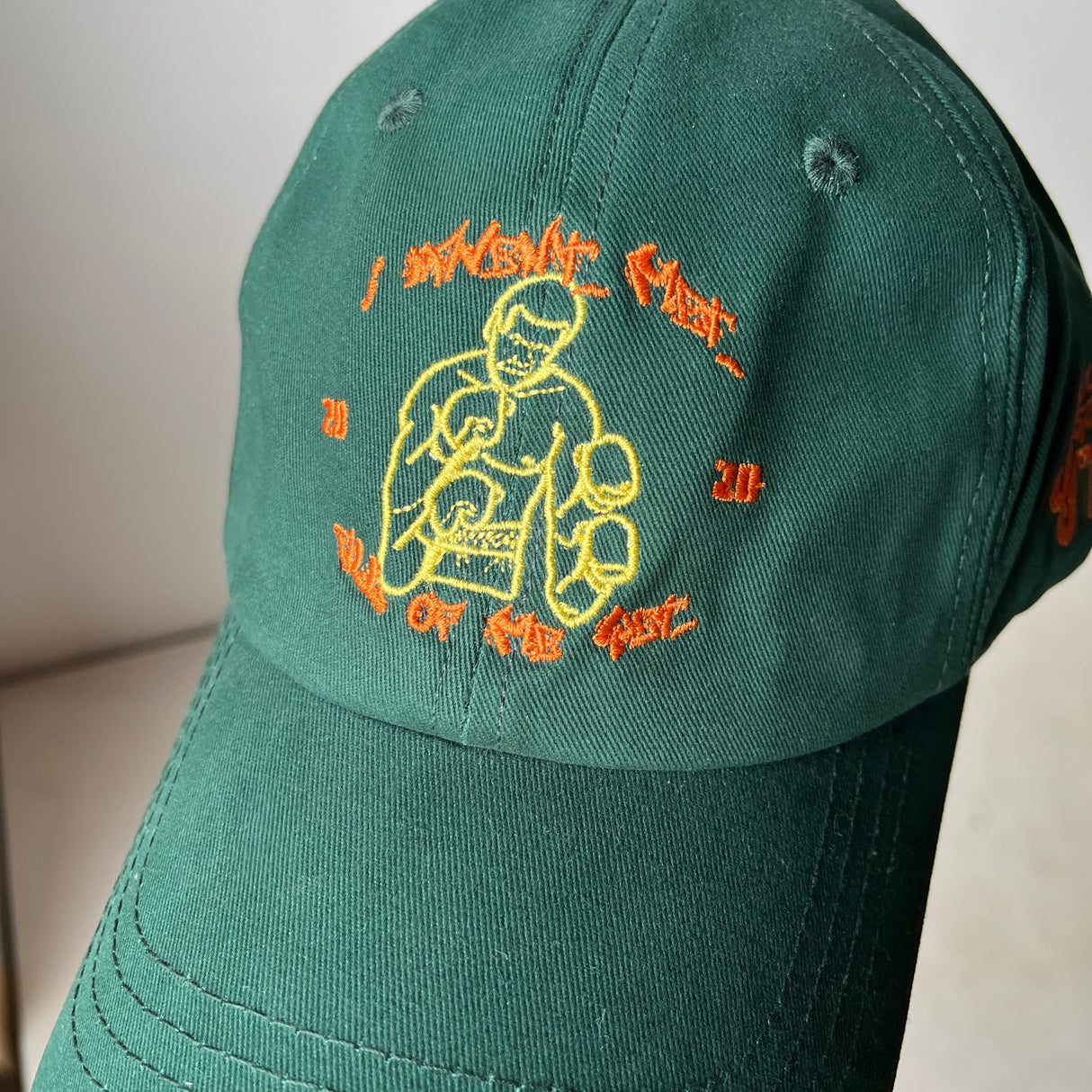 Hustler // Dark Green Dad Cap