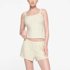 Skims Soft Lounge Loose Short Bone
