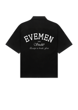 EVEMEN BOWLING SHIRT - BLACK