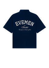 EVEMEN BOWLING SHIRT - BLUE