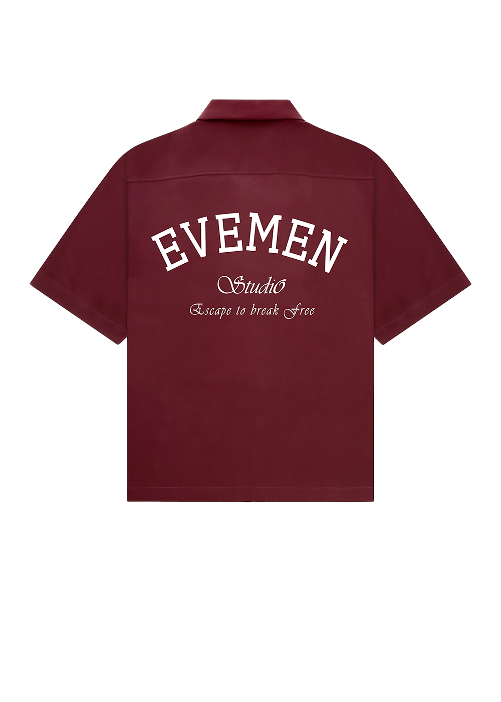 EVEMEN BOWLING SHIRT - WINE