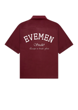 EVEMEN BOWLING SHIRT - WINE