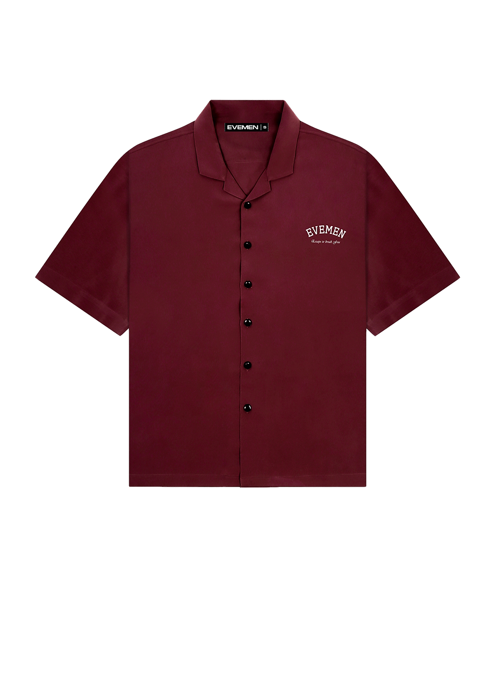 EVEMEN BOWLING SHIRT - WINE