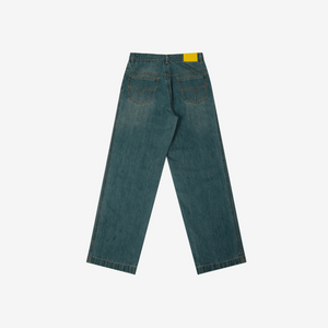Basic Jeans In Acid Blue