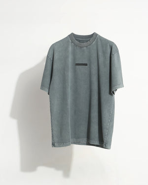 Mineral Washed Past Grey T- Shirt
