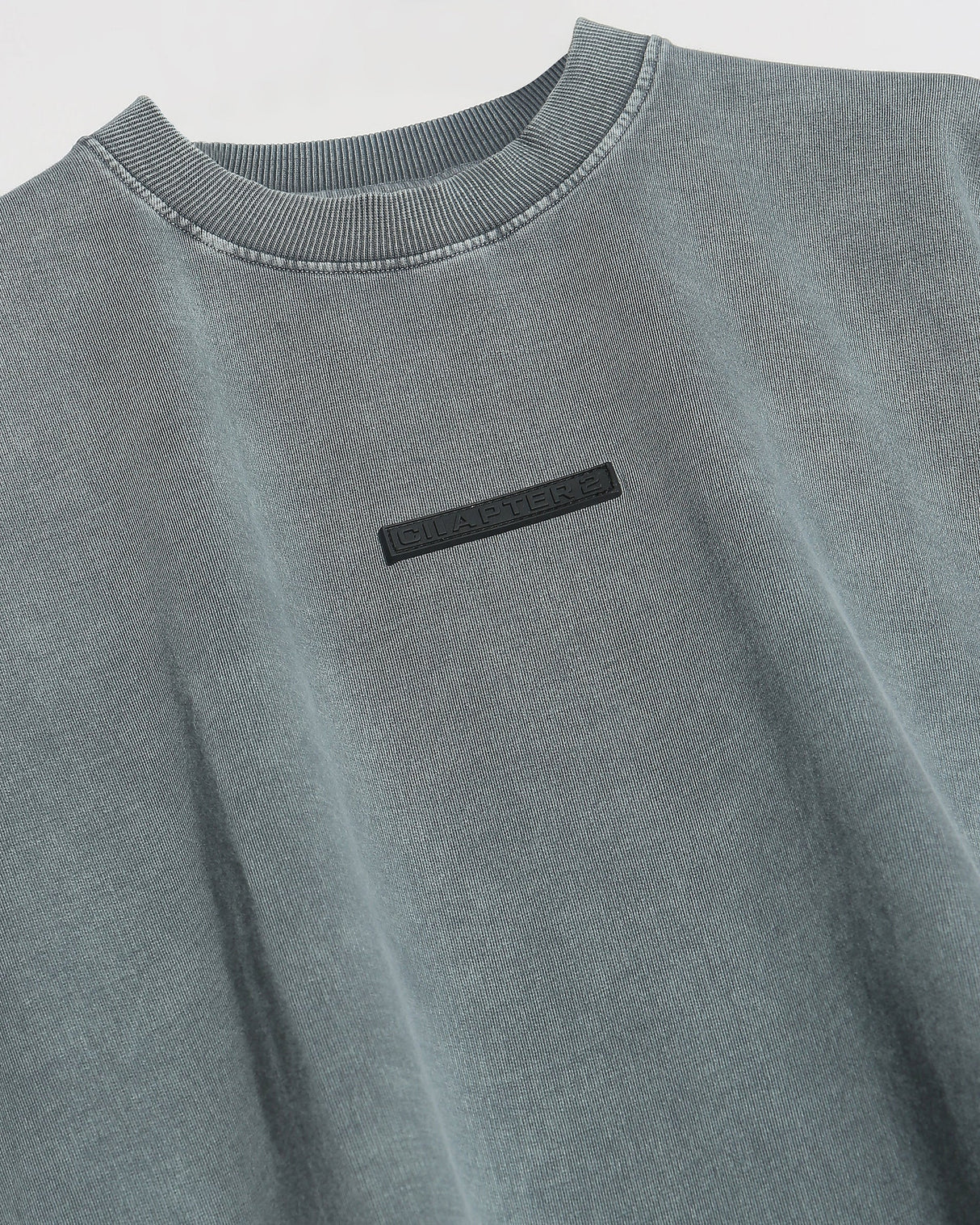 Mineral Washed Past Grey T- Shirt
