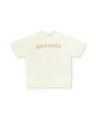 Brahma India // Beige Oversized Unisex T-shirt - dawntown