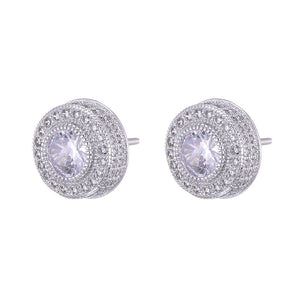 Clustered Stud Earring