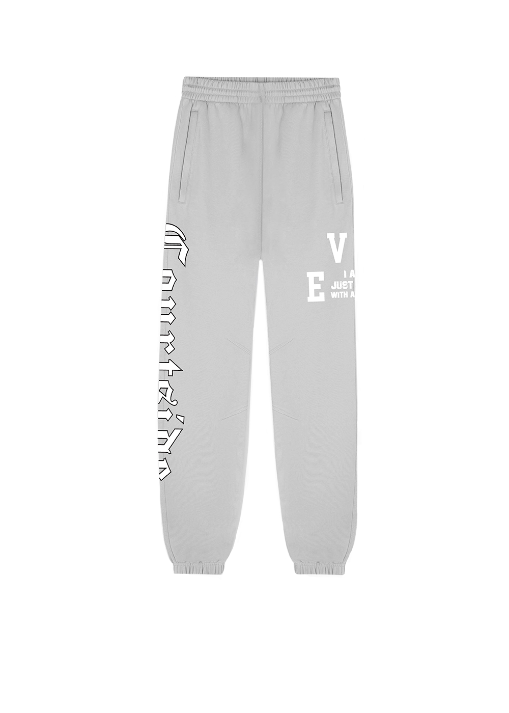 EVEMEN COURTSIDE SWEATPANT - MARL GREY