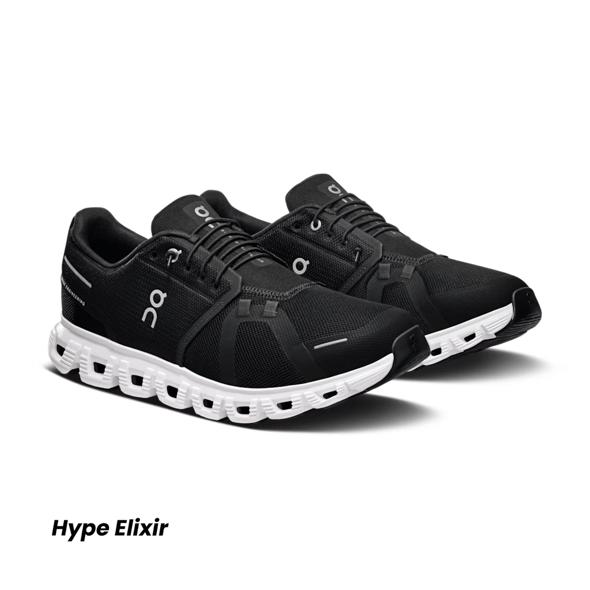 On Running Cloud 6 Wide Black White