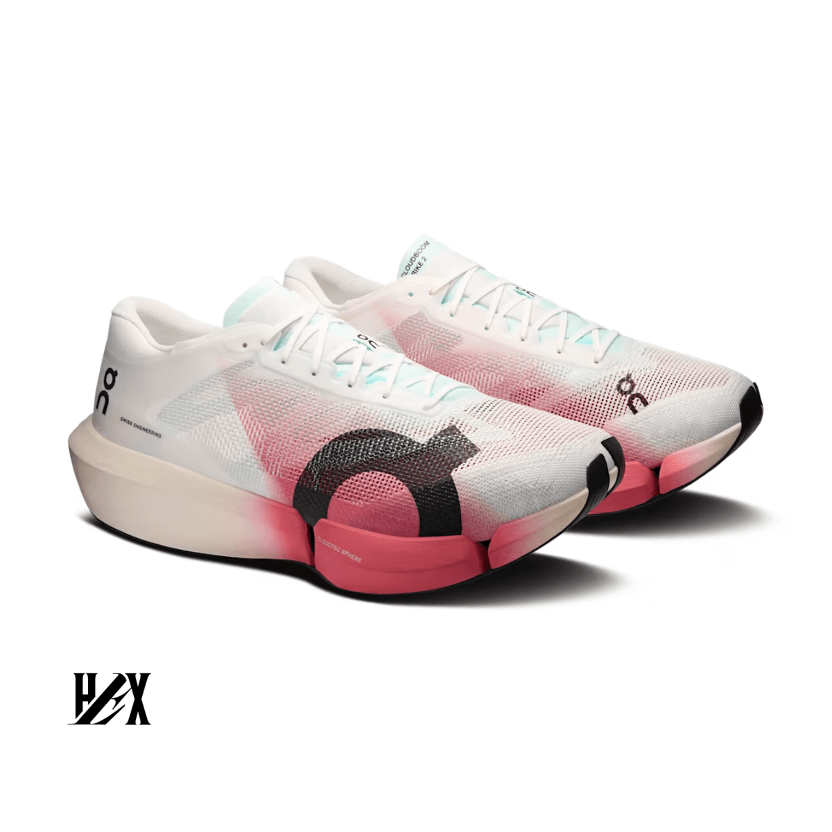 On Running Cloudboom Strike 2 White | Camellia