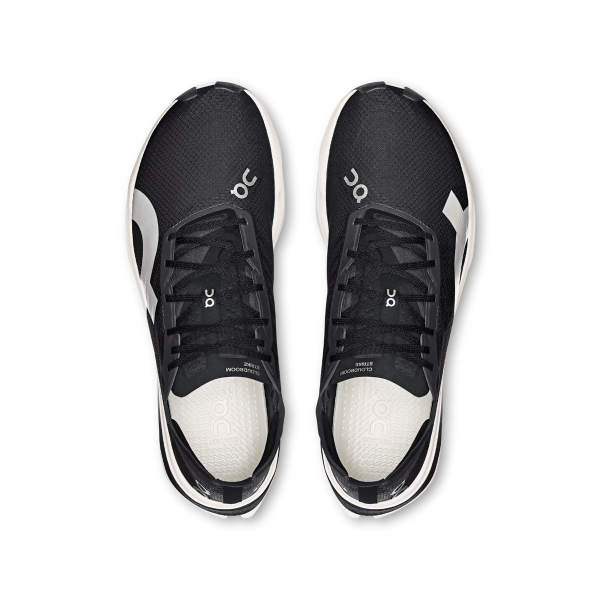 On Running Cloudboom Strike Black White