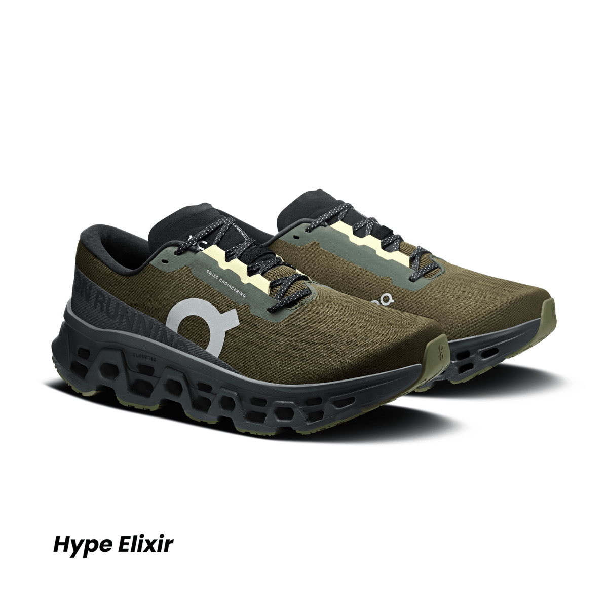 On Running Cloudmonster 3 Olive Eclipse