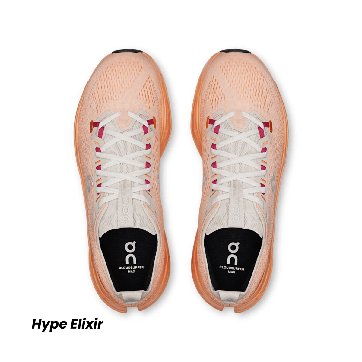 On Running Cloudsurfer Max Pearl Tangerine