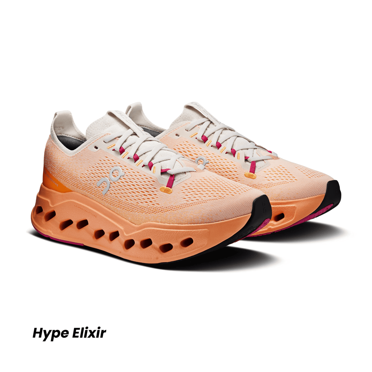 On Running Cloudsurfer Max Pearl Tangerine