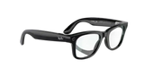 Ray Ban Meta Smart Glasses - Wayfarer Shiny Black Clear Lenses