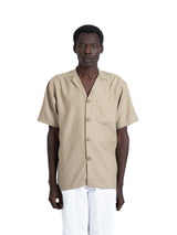 linen shirt in beige