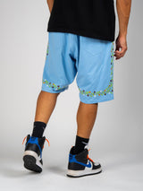 Blue Floral Shorts - dawntown