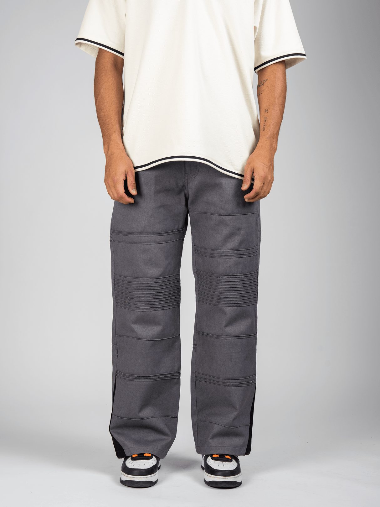 TOFFLE Charcoal Lined Denim - dawntown