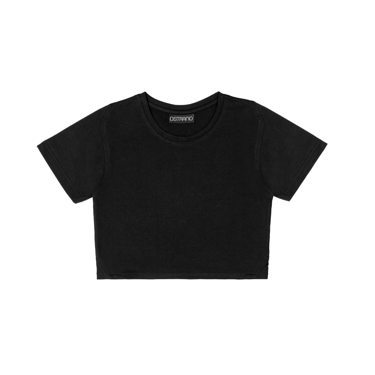 OSTRANO CROP TOP " BLACK " - dawntown