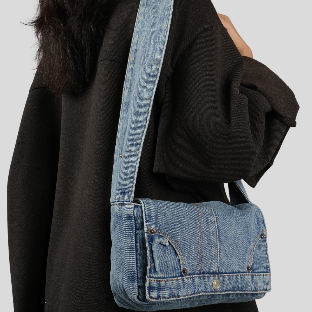 Demin Loop Denim Loop Shoulder Bag – Dawntown