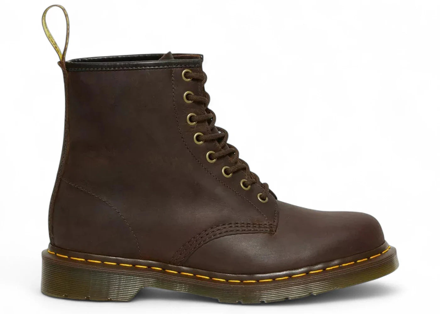 Dr. Martens 1460 Crazy Horse Leather Lace Up Boot Brown