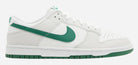 Dunk Low White Malachite Green
