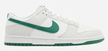 Dunk Low White Malachite Green