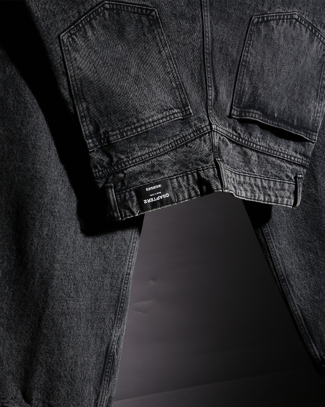 Black Wash Baggy Denim