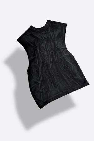 MINERAL WASH BLACK VEST