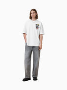 All Saints Breaker Short Sleeve T-Shirt 'chalk-white'
