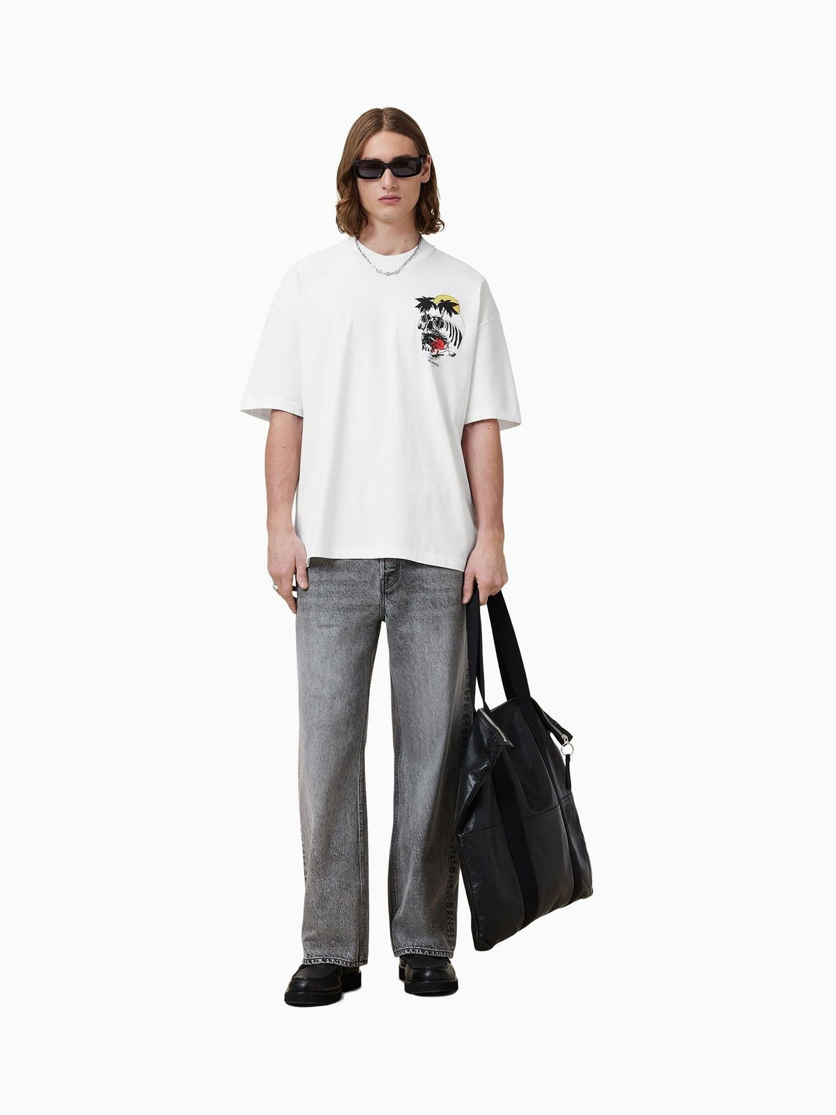 All Saints White Breaker White Short Sleeve T-Shirt