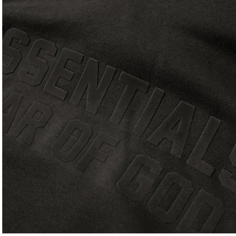 FEAR OF GOD ESSENTIALS HOODIE SS23 – OFF-BLACK