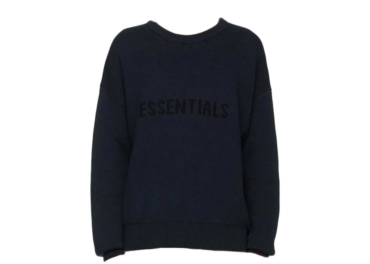 Fear Of God Essentials x Ssense Knit Sweater Dark Navy