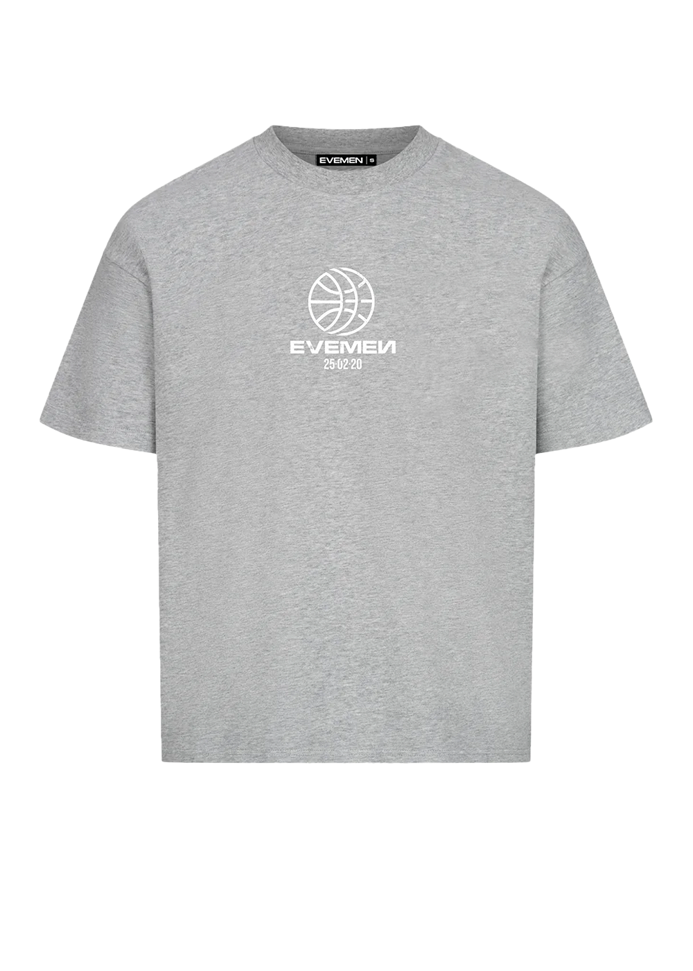 EVEMEN COURTSIDE T-SHIRT - MARL GREY