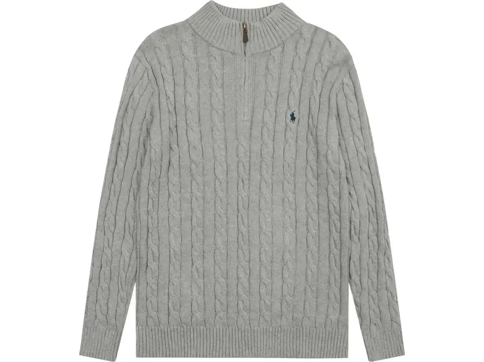 Polo Ralph Lauren Cable Knit Sweater Grey