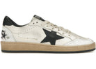 Golden Goose Ball-Star Low White Nappa Black Star