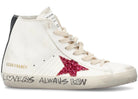 Golden Goose Francy White Red Womens