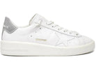 Golden Goose Pure Star Glitter White Silver Womens