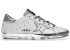 Golden Goose Super-Star White Silver Sparkle Womens